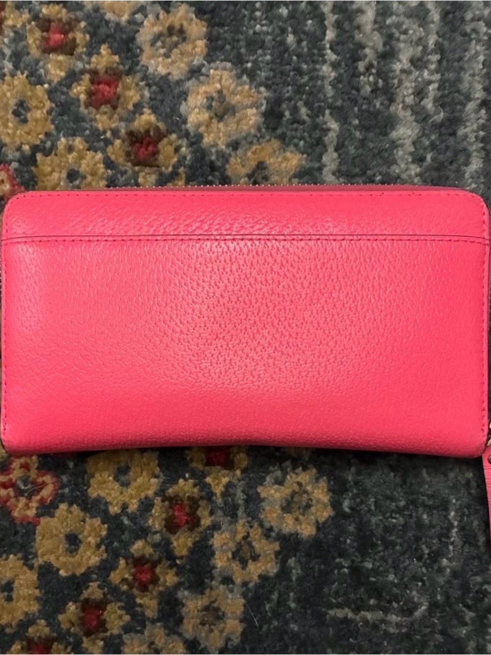 Kate spade bright pink zip-around leather wallet - Picture 4 of 7